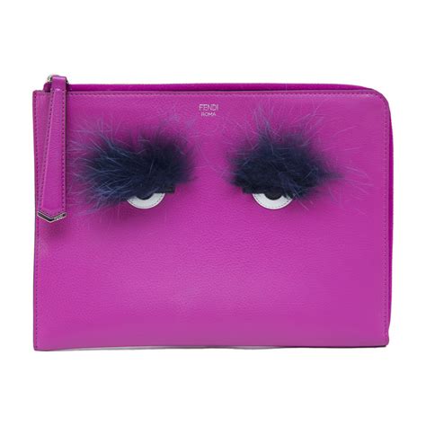 fendi monster clutch size|Fendi online shopping.